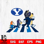 BYU Cougars Bluey 6 Svg Eps Dxf Png File, Digital Download, Instant Download