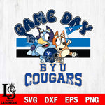 BYU Cougars Bluey & Bingo 9 Svg Eps Dxf Png File, NCAA svg, Digital Download, Instant Download