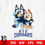 BYU Cougars Bluey Chilli Dance Mode Svg Eps Dxf Png File, Digital Download, Instant Download