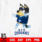 BYU Cougars Bluey Dad Dance Svg Eps Dxf Png File, Digital Download, Instant Download