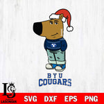 BYU Cougars Chill Guy Christmas Svg Eps Dxf Png File,NCAA Svg Files,Chill Guy svg ,Digital Download ,Instant Download, Cricut File