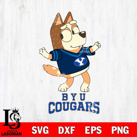 BYU Cougars Chilli Dance Svg Eps Dxf Png File, Digital Download, Instant Download