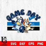 BYU Cougars Game Day Bluey Svg Eps Dxf Png File, Digital Download, Instant Download