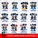 BYU Cougars Mickey Minnie Mouse NCAA Bundle 12 Svg Eps Dxf Png File, Bundle NCAA svg , File Cut , Digital Download , Instant Download, Cut Svg Files