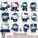 BYU Cougars NCAA Bundle 12 Svg Eps Dxf Png File, NCAA svg, Digital Download, Instant Download