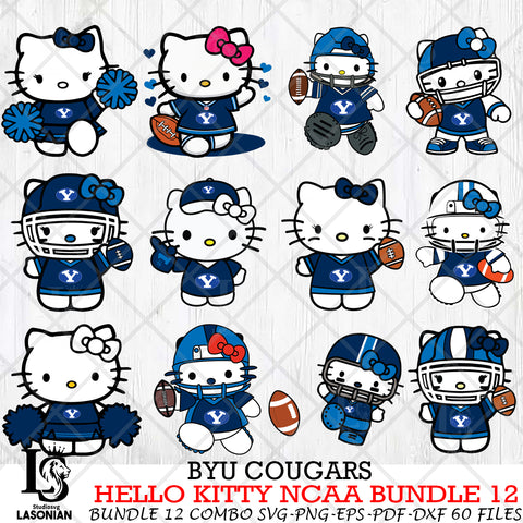 BYU Cougars NCAA Bundle 12 Svg Eps Dxf Png File, NCAA svg, Digital Download, Instant Download