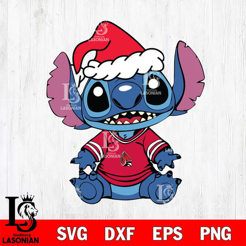 Ball State Cardinals Baby Stitch Christmas Svg Eps Dxf Png File, Digital Download, Instant Download