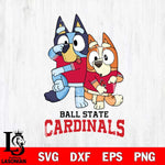 Ball State Cardinals Bluey Chilli Dance Mode Svg Eps Dxf Png File, Digital Download, Instant Download