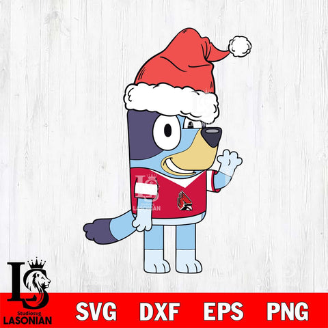 Ball State Cardinals Bluey Christmas Svg Eps Dxf Png File, Digital Download, Instant Download