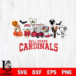 Ball State Cardinals Bluey Halloween Svg Eps Dxf Png File, Digital Download, Instant Download