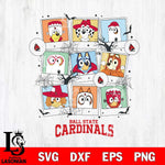 Ball State Cardinals Bluey Halloween Sport Svg Eps Dxf Png File, Digital Download, Instant Download