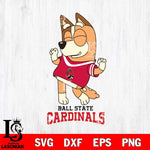 Ball State Cardinals Chilli Dance Sport Svg Eps Dxf Png File, Digital Download, Instant Download