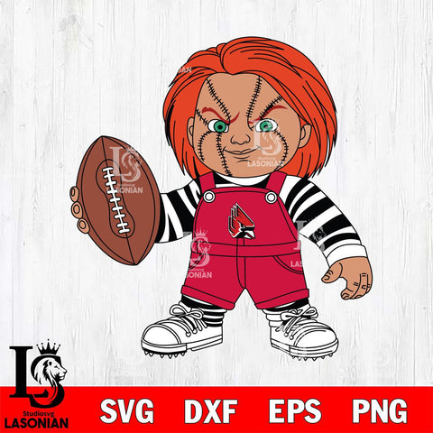 Ball State Cardinals Chucky Horror 12 Svg Eps Dxf Png File, NCAA svg, Digital Download, Instant Download