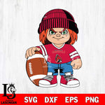 Ball State Cardinals Chucky Horror 4 Svg Eps Dxf Png File, NCAA svg, Digital Download, Instant Download