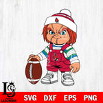 Ball State Cardinals Chucky Horror 6 Svg Eps Dxf Png File, NCAA svg, Digital Download, Instant Download