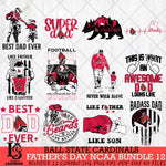 Ball State Cardinals Fathers Day NCAA Bundle 12 Svg Eps Dxf Png File, Digital Download, Instant Download