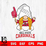 Ball State Cardinals Gnomes Fan Svg Eps Dxf Png File, Digital Download, Instant Download