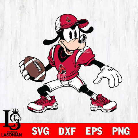 Ball State Cardinals Goofy Svg Eps Dxf Png File, NCAA svg, Digital Download, Instant Download