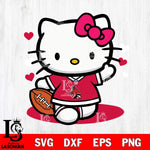 Ball State Cardinals Hello Kitty sport 10 Svg Eps Dxf Png File, NCAA svg, Digital Download, Instant Download