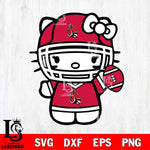 Ball State Cardinals Hello Kitty sport 6 Svg Eps Dxf Png File, NCAA svg, Digital Download, Instant Download