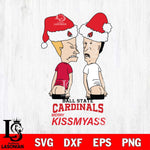 Ball State Cardinals Merry KissMyass Svg Eps Dxf Png File,NCAA Svg Files,Digital Download,Sublimation,Instant Download