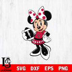 Ball State Cardinals Minnie Mouse Svg Eps Dxf Png File, NCAA svg, Digital Download, Instant Download