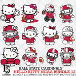 Ball State Cardinals NCAA Bundle 12 Svg Eps Dxf Png File, NCAA svg, Digital Download, Instant Download