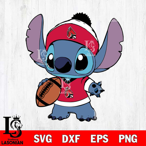 Ball State Cardinals Stitch Svg Eps Dxf Png File, NCAA svg, Digital Download, Instant Download