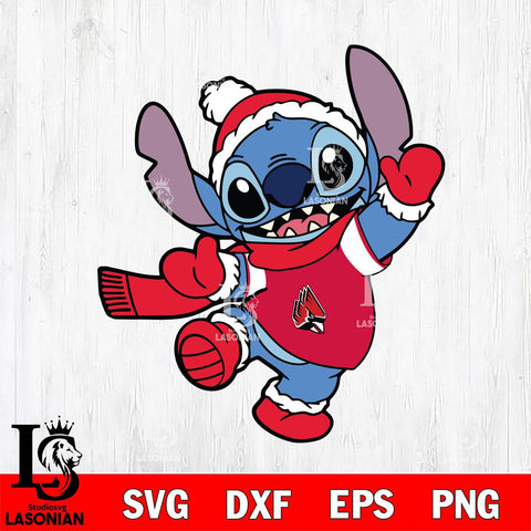 Ball State Cardinals Stitch Disney Christmas Svg Eps Dxf Png File, Digital Download, Instant Download