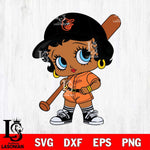 Baltimore Orioles Betty Boop MLB 2 Svg Eps Dxf Png File,MLB svg, Digital Download, Instant Download