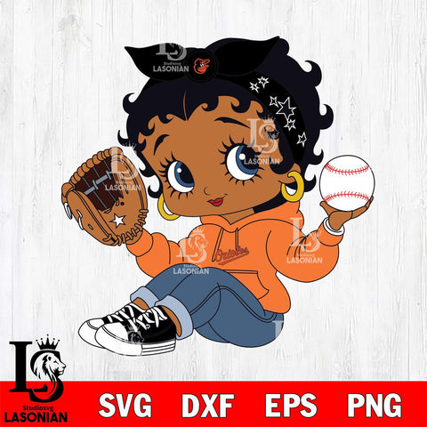 Baltimore Orioles Betty Boop MLB Svg Eps Dxf Png File,MLB  svg, Digital Download, Instant Download