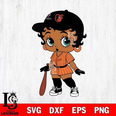 Baltimore Orioles Betty Boop MLB 7 Svg Eps Dxf Png File,MLB svg, Digital Download, Instant Download