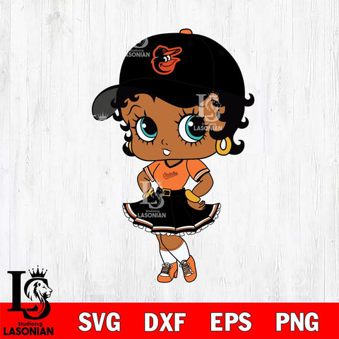 Baltimore Orioles Betty Boop MLB 8 Svg Eps Dxf Png File,MLB svg, Digital Download, Instant Download