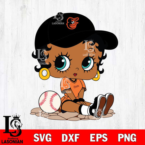 Baltimore Orioles Betty Boop MLB 9 Svg Eps Dxf Png File,MLB svg, Digital Download, Instant Download