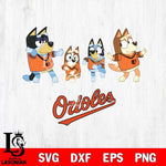 Baltimore Orioles Bluey Dance Mode Squats Svg Eps Dxf Png File, Digital Download, Instant Download