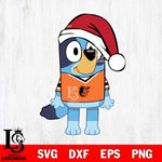 Baltimore Orioles Bluey Dog Christmas Svg Eps Dxf Png File, Digital Download, Instant Download