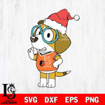 Baltimore Orioles Bluey Honey Christmas Svg Eps Dxf Png File, Digital Download, Instant Download