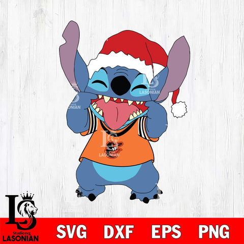 Baltimore Orioles Christmas Stitch Disney SVG DXF EPS PNG file, Cut file cricut, Instant Download