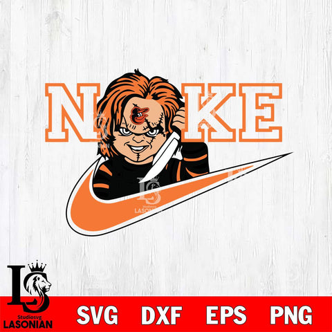 Baltimore Orioles Chucky Nike Svg Eps Dxf Png File, Digital Download, Instant Download