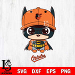 Baltimore Orioles Cute Batman Baseball Svg Eps Dxf Png File,MLB File Cut ,Baseball Digital Download , Instant Download, Cut Svg Files