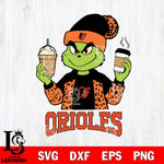 Baltimore Orioles Grinch 2 coffee Svg Eps Dxf Png File, Digital Download, Instant Download