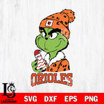 Baltimore Orioles Grinch Tree Cake Svg Eps Dxf Png File, Digital Download, Instant Download