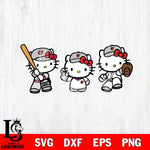 Baltimore Orioles Hello Kitty sport 12 Svg Eps Dxf Png File, Digital Download, Instant Download