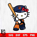 Baltimore Orioles Hello Kitty sport Svg Eps Dxf Png File, Digital Download, Instant Download