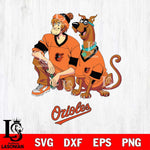 Baltimore Orioles Shaggy And Scooby Doo Svg Eps Dxf Png File,MLB File Cut ,Baseball Digital Download , Instant Download, Cut Svg Files