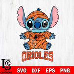 Baltimore Orioles Stitch Mummy Svg Eps Dxf Png File, MLB svg, Digital Download, Instant Download