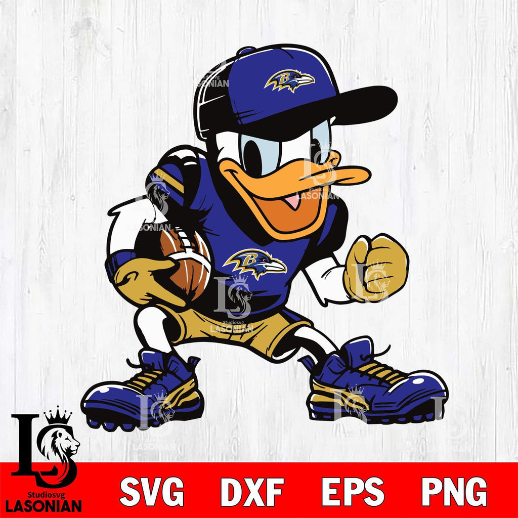 Baltimore Ravens Donal Duck – lasoniansvg