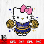 Baltimore Ravens Hello Kitty Cheerleader 10 Svg Eps Dxf Png File, Digital Download, Instant Download