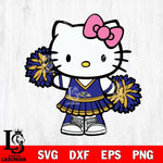 Baltimore Ravens Hello Kitty Cheerleader 11 Svg Eps Dxf Png File, Digital Download, Instant Download