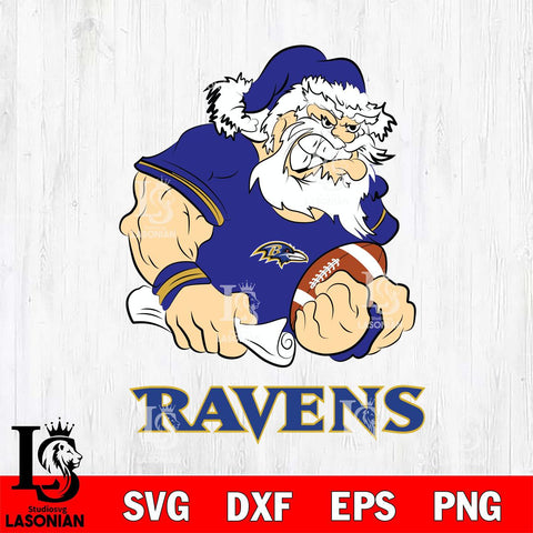 Baltimore Ravens Santa Claus Angry Svg Eps Dxf Png File,NFL Svg Files,Digital Download,Sublimation,Instant Download